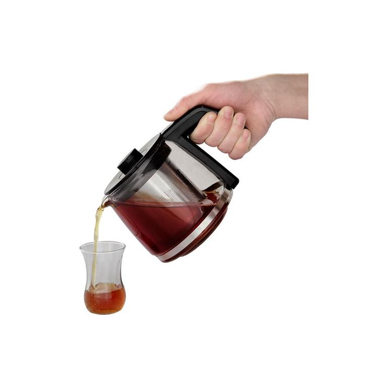 Tefal 9100036102 Tea Expert Deluxe Inox Çay Makinesi - Cam Demlikli