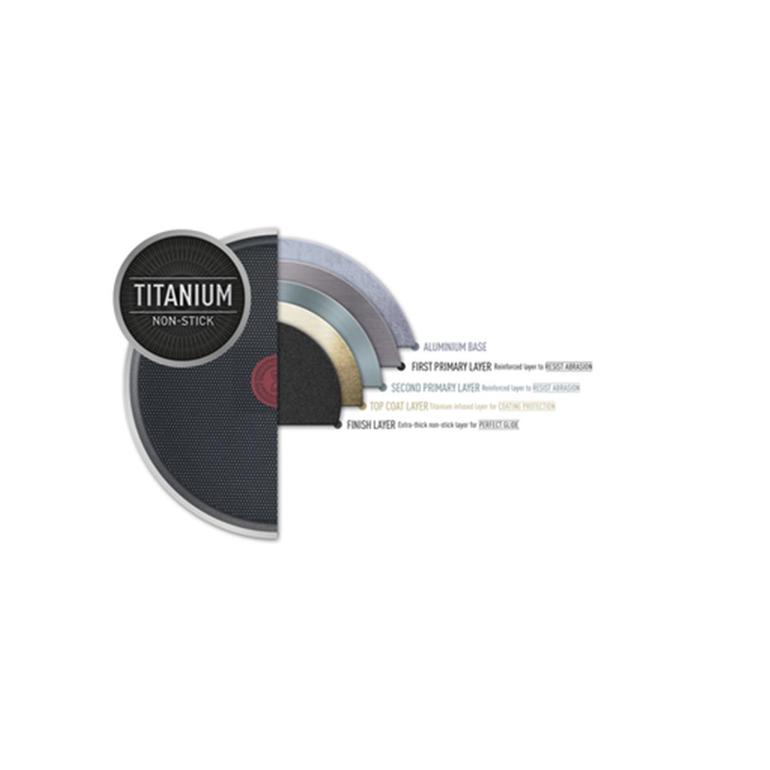 Tefal 2100118519 Titanyum 1X SimplyClean Difüzyon Tabanlı Izgara Tavası - 26 cm