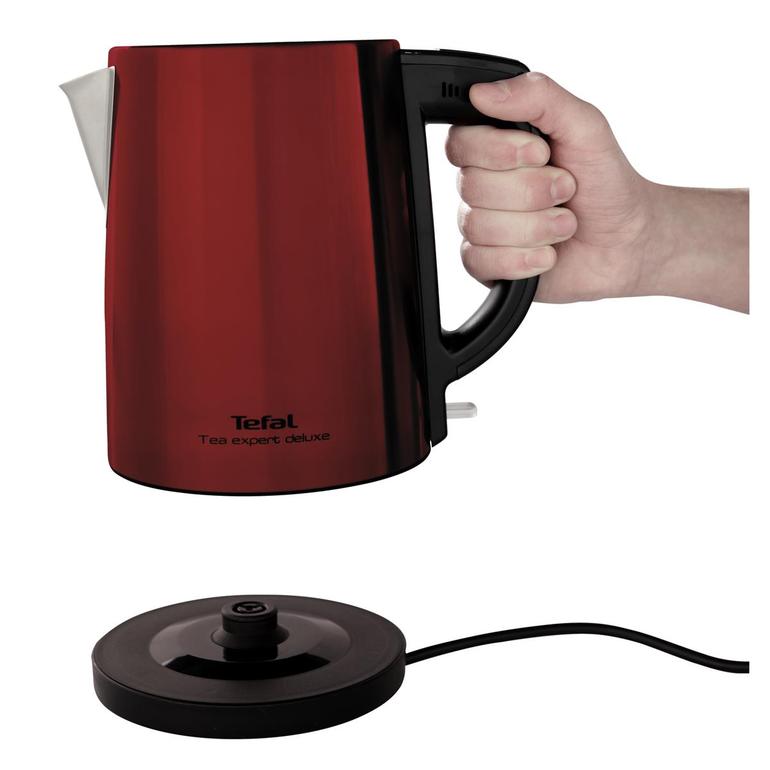Tefal 9100036098 Tea Expert Deluxe Kırmızı Çay Makinesi - Çelik Demlikli
