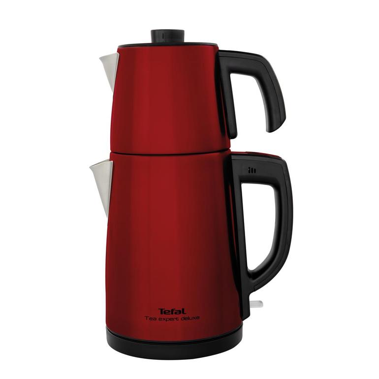 Tefal 9100036098 Tea Expert Deluxe Kırmızı Çay Makinesi - Çelik Demlikli